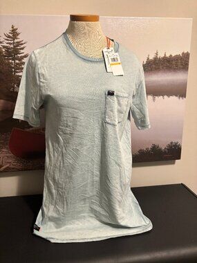 Men's Superdry Overdye Pocket T Shirt in Size Small